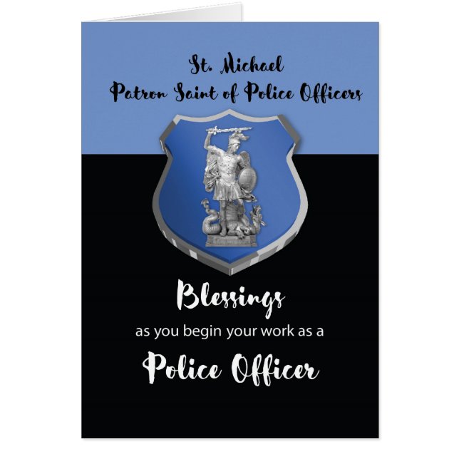 St. Michael Blessings au nouveau policier (Devant)