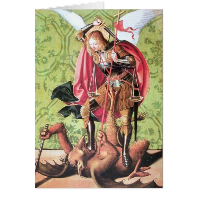 ST. MICHAEL ,DRAGON AND JUSTICE (Devant)