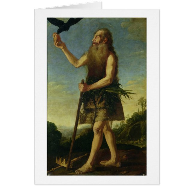 St Onuphrius (huile sur la toile) (Devant)