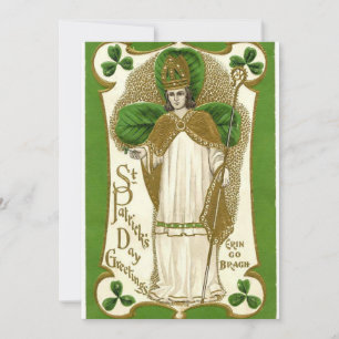 St Patrick Bishop Prière Shamrock irlandaise