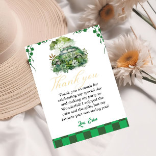 St PAtrick jour Shamrock Anniversaire Carte de rem