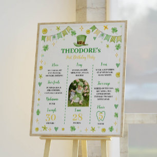 St. Patrick Lucky Un Anniversaire Poster du jalon