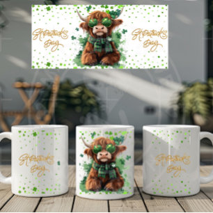 St. Patrick’s Day Highland Cow Mug - 11oz & 15oz