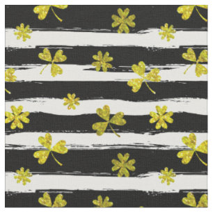 st patrick tissu de cou blanc noir