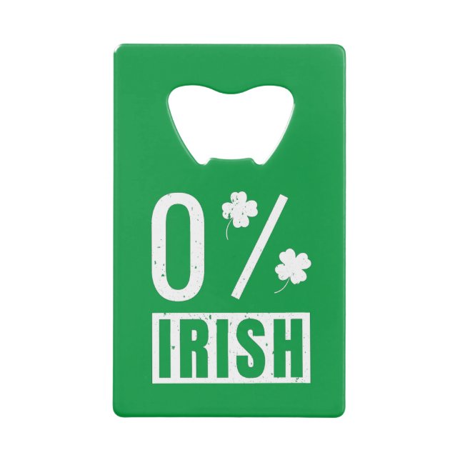 St Patrick's Day 0% Irish Four Leaf Clover (Devant)
