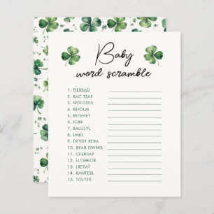 St. Patrick's Day Baby Word Scramble Jeu