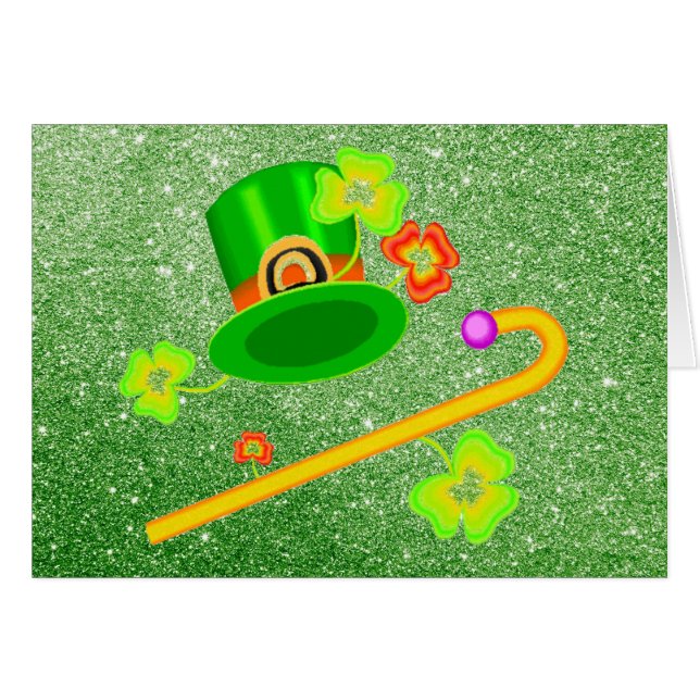 St. Patrick's Day Casquette & Cane Apple Green (Devant Horizontal)