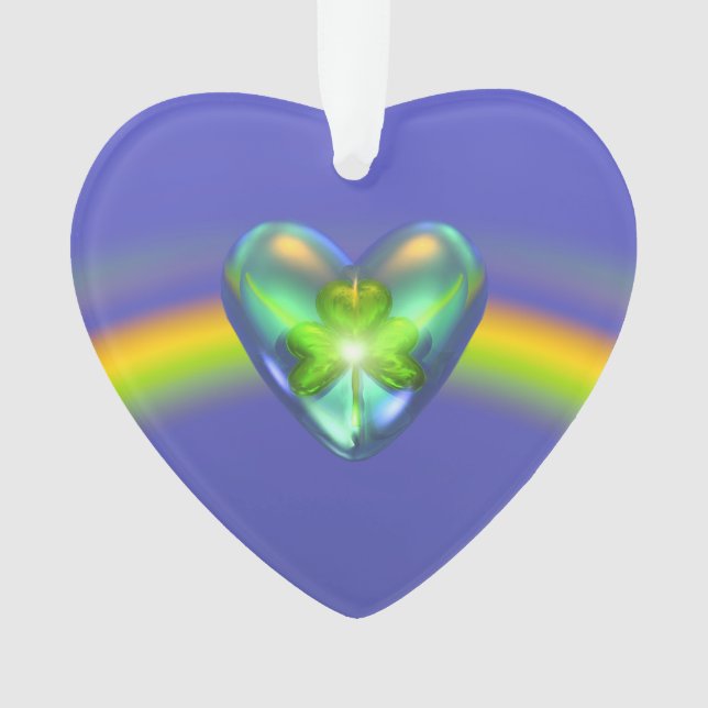St. Patricks Day Coeur Shamrock (devant)
