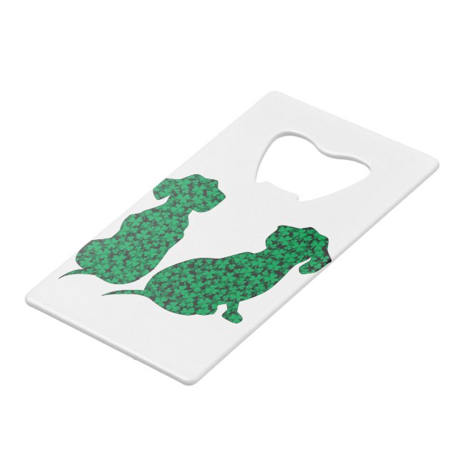 St. Patrick's Day Dachshunds (Devant Angle)