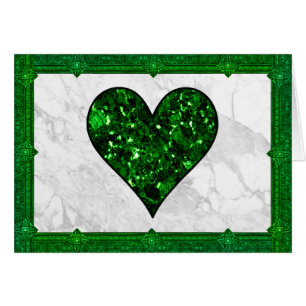St. Patrick's Day Emerald Heart