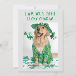 St. Patrick's Day Funny Personnalisable carte de c