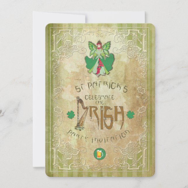 St.Patricks Day - Invitation de fête (Devant)