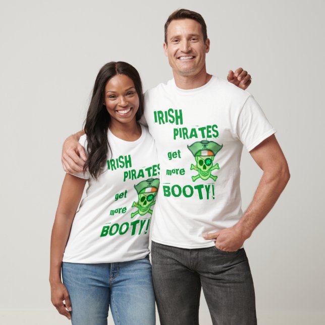 St. Patrick's Day Irish Pirate T-Shirt (Unisexe)