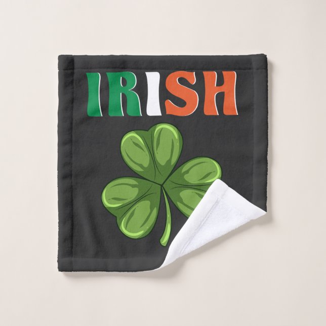 St. Patrick's Day - Irlandais (Gant de toilette)