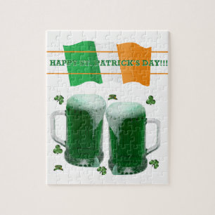 St. Patrick's Day Jigsaw Puzzle Beer