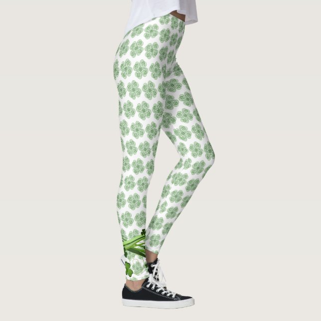 St Patrick's Day Leggings Saint Patrick Pants (Droite)