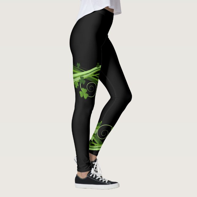St Patrick's Day Leggings Saint Patrick Pants (Droite)