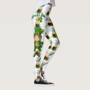 St Patrick's Day Leggings Saint Patrick Pants St.