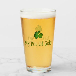 St.Patrick's Day Mon Pot De Pint Or Verre