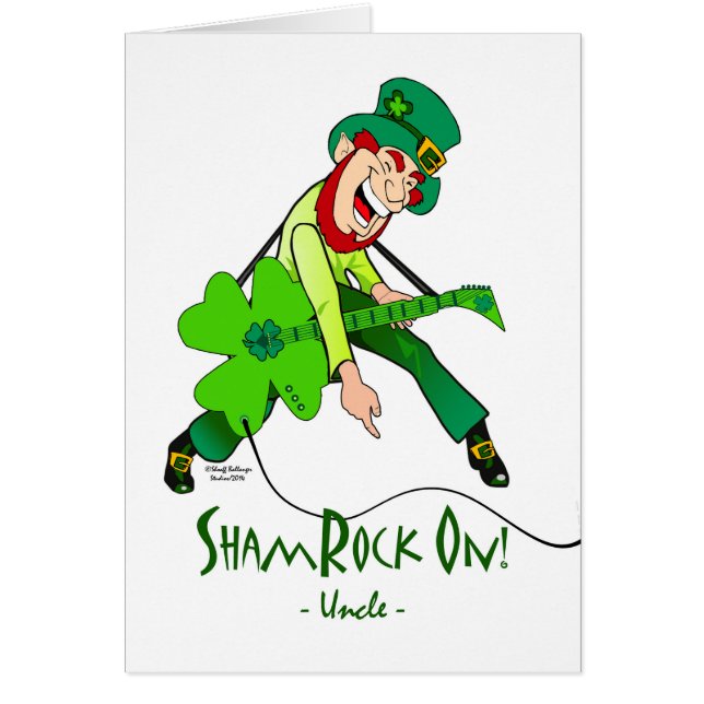 St. Patrick's Day pour un oncle rock Star, Shamroc (Devant)