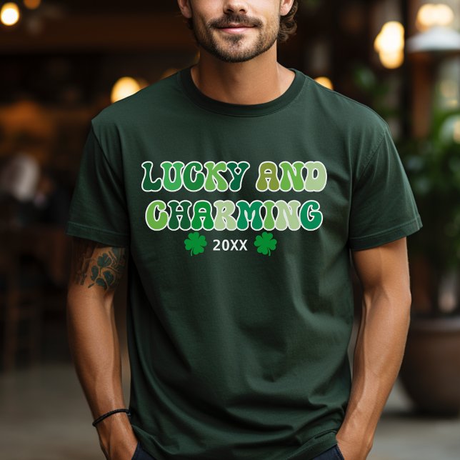St Patrick's Day T-shirt charmant et chanceux (Créateur téléchargé)