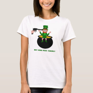 St Patrick's Day Vous sentez-vous chanceux T-shirt