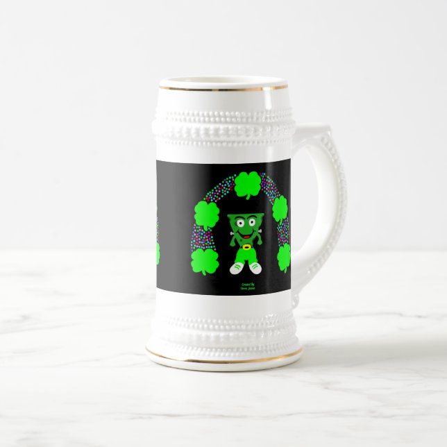St. Patrick's FrankenFromage Stein Mug (Devant droit)