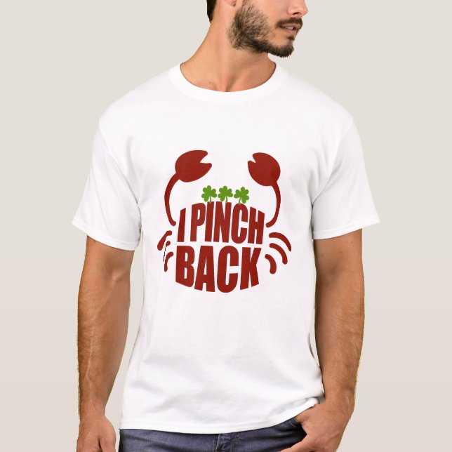 St Patrick's I Pinch Back Red Crab, T-shirt ZFJ (Devant)