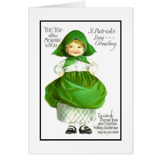 St. Pat's Day vintage - Irish Cutie, (Devant)