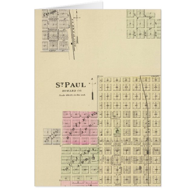 St. Paul, Marquette et St. Joe, Nebraska (Devant)