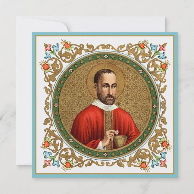 St. Peter Faber (BK 051) Carte de voeux/note Carré (Devant)