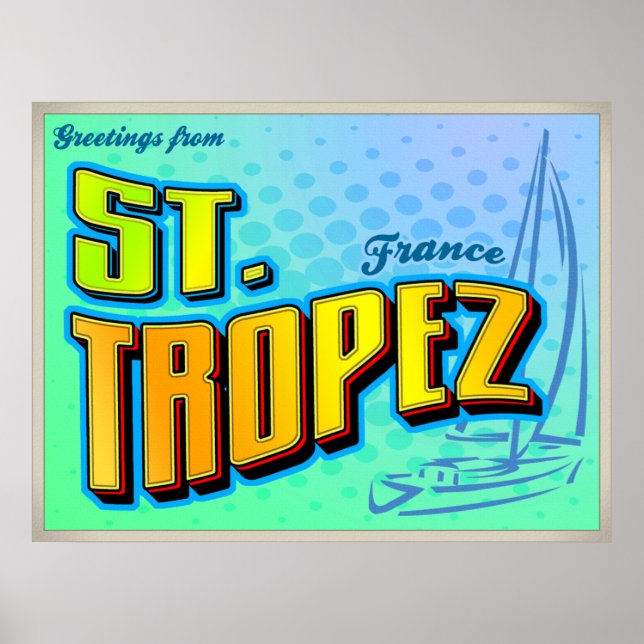 ST. poster TROPEZ (Devant)