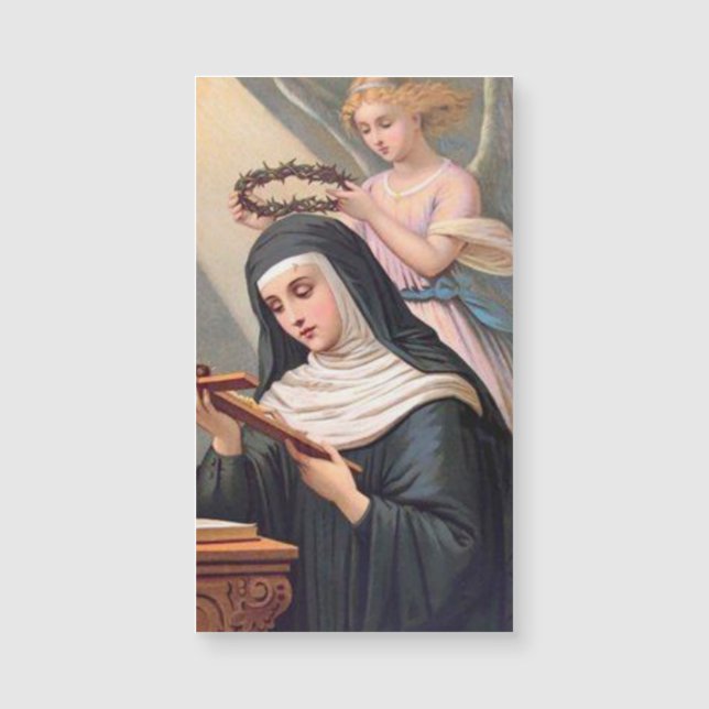 St Rita des cartes saintes magnétiques -25/pack de (Devant)