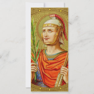 St. Sébastien (SNV 24) Carte de vœux vierge