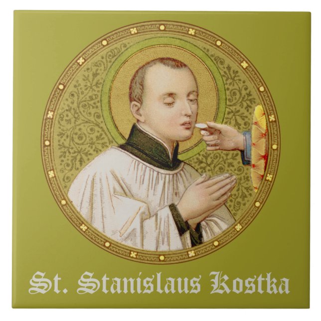St. Stanislas Kostka (SNV 25) (RoundImage) Carreau (Devant)