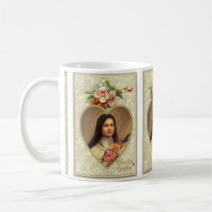 St Therese Valentine saluant la tasse