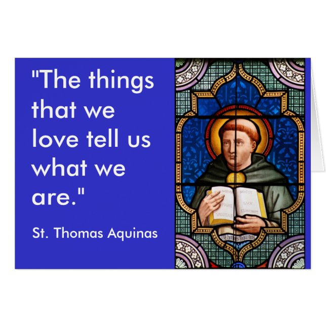 St Thomas Aquinas (Devant horizontal)
