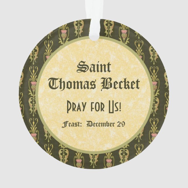 St. Thomas Becket avec épée dans la mitre (P 005) (dos)