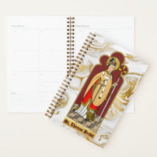 St. Thomas Becket avec épée (M 033; Colorisé)