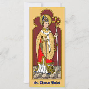 St. Thomas Becket avec Épée (M 033; Colorisée)