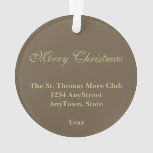 St. Thomas More (SAU 026) Acrylique circulaire