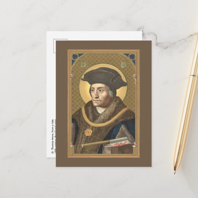 St. Thomas More (SAU 026) Carte postale 1 (Devant/Arrière en situation)