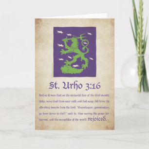 St. Urho 3:16 - Carte