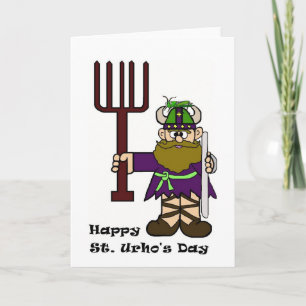 St Urho avec Grasshopper sur sa carte Casquette