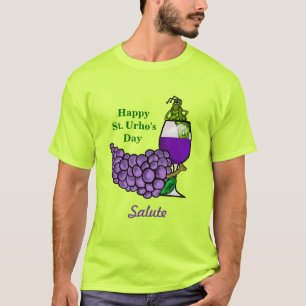 St. Urho En Bas ! + T-shirt à deux côtés