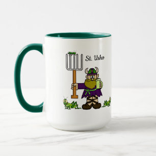 St. Urho et St. Patrick Together Mug