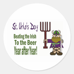 St. Urho's Day - Battre les Stickers Irlandais