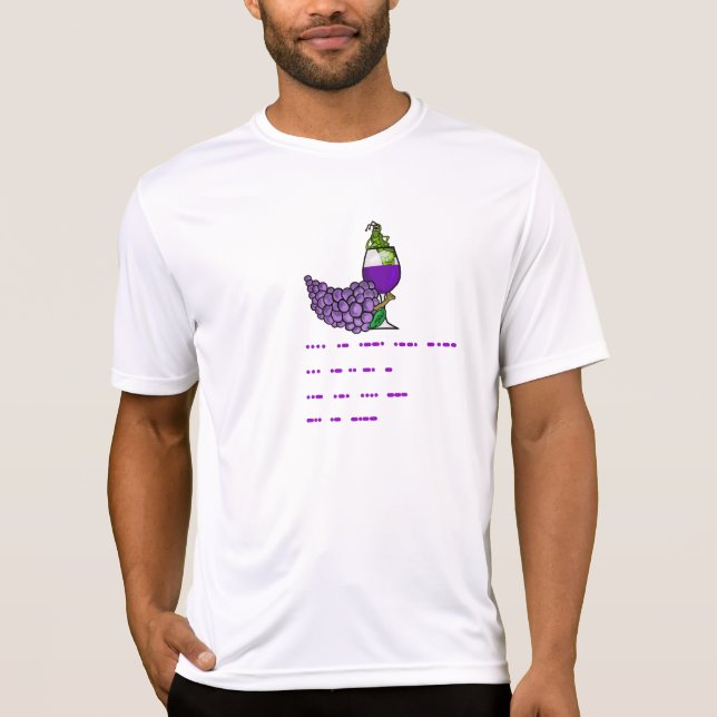 St. Urho's Day Morse Code T-shirt Ver. 4 (Devant)