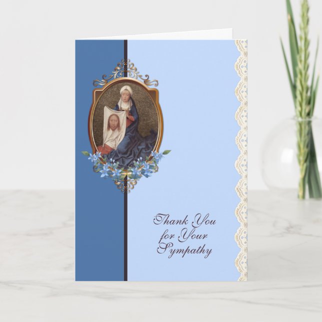 St. Véronique Jésus Cartes catholiques de condoléa (Devant)