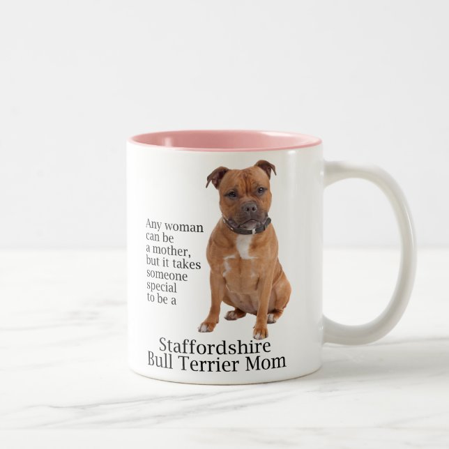 Staffie Maman Mug (Droit)